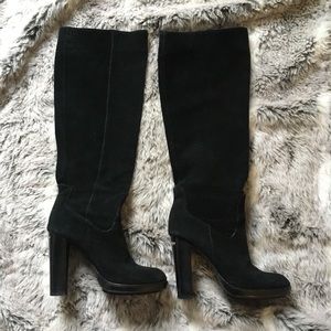 Michael Kors size 6 suede tall heel boots